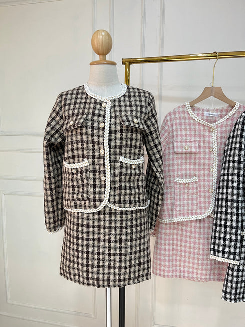 Ladies Winter Tweed Co-Ord Sets